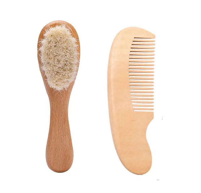 Brosses bébé en bois naturel