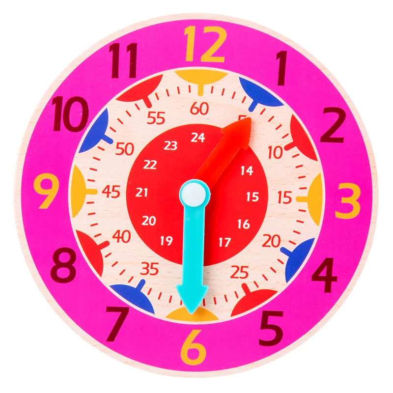 Horloge en Bois Montessori