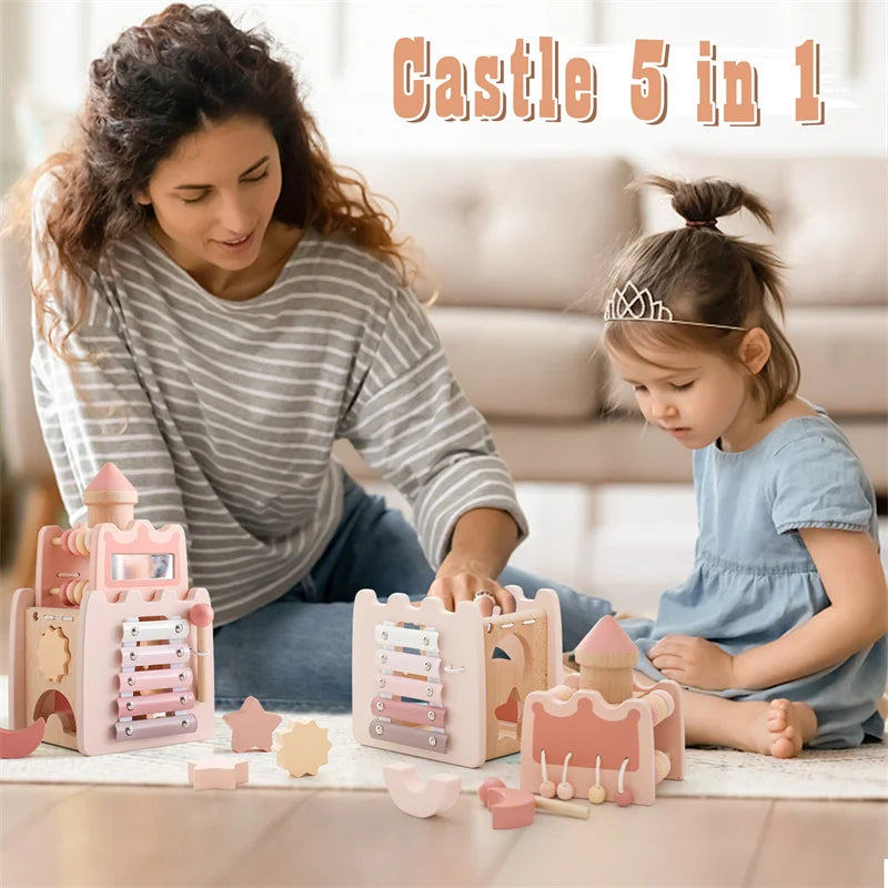 Fusée et Château Magiques en Bois