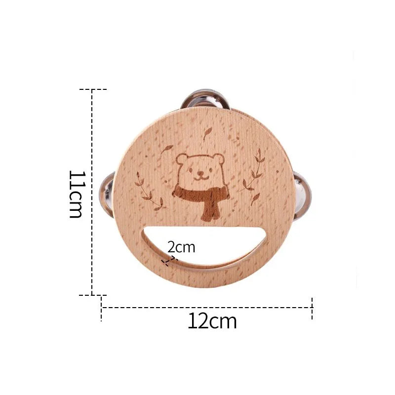 Instruments de musique en bois pour bébé