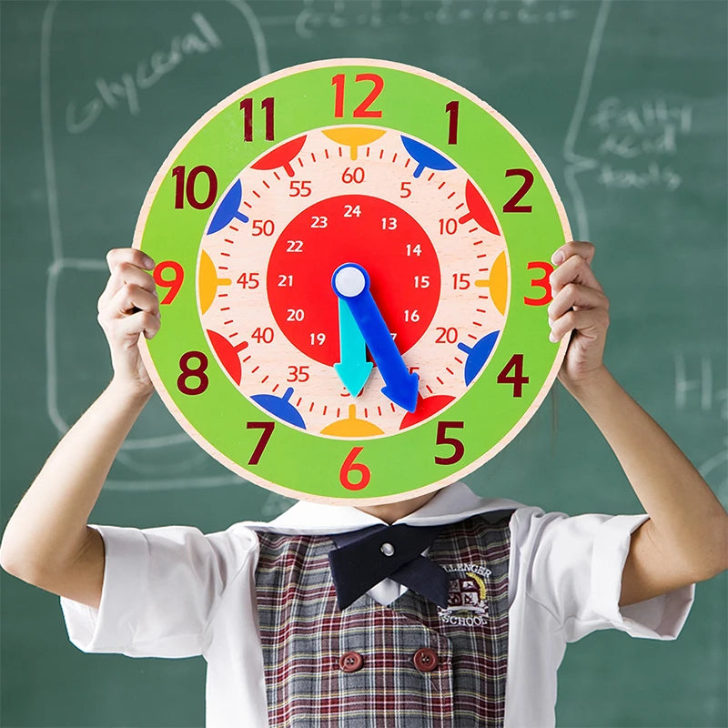 Horloge en Bois Montessori