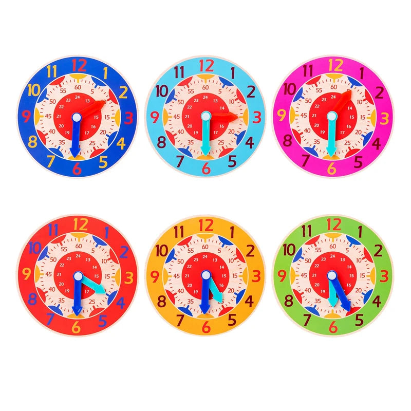 Horloge en Bois Montessori