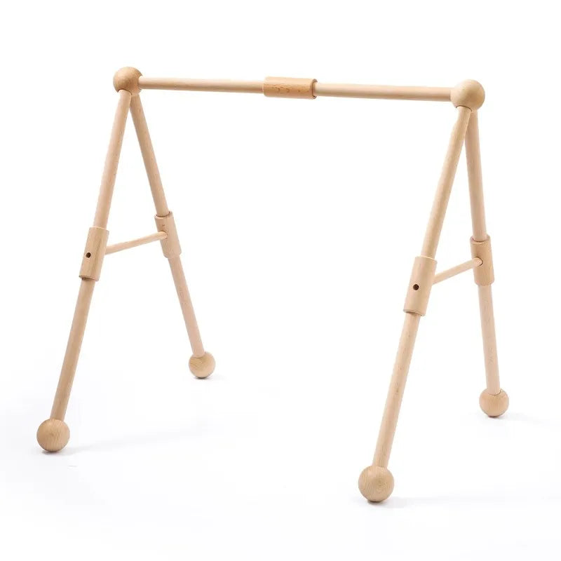 Arche d’éveil Montessori en bois avec suspensions