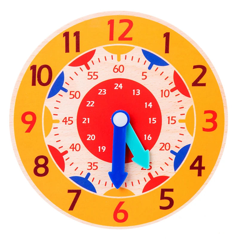 Horloge en Bois Montessori