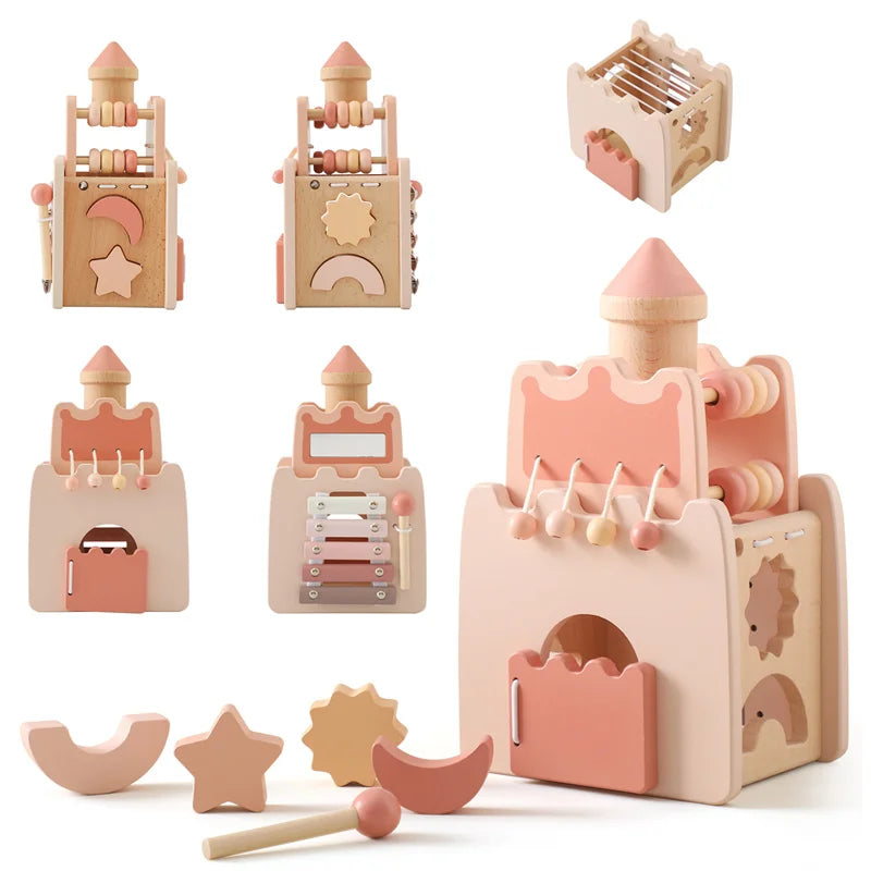 Fusée et Château Magiques en Bois